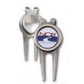 3" Divot Tool w/ 1" Ball Marker (Style #1)